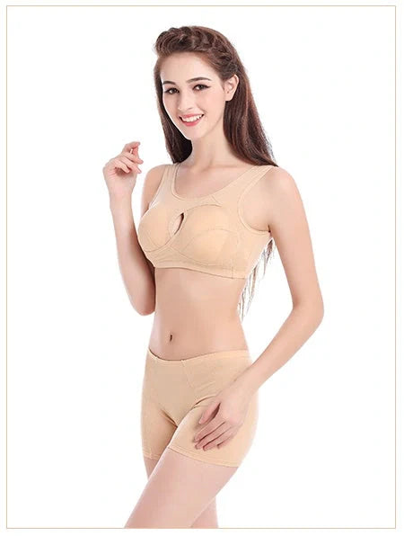 Hhomeenjoy Supportive & Comfortable Cotton Sports Bra for Active Women