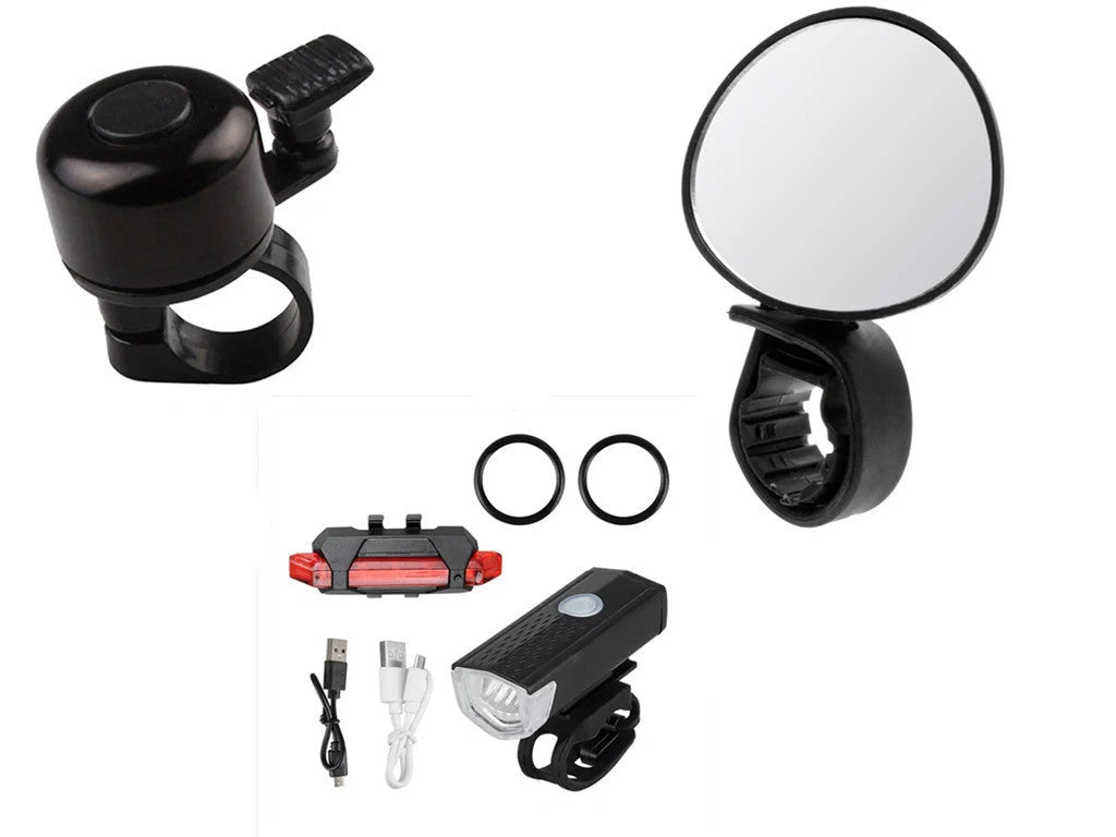 Colorful folding bike bell in various colors, perfect for adding safety and style to any bicycle