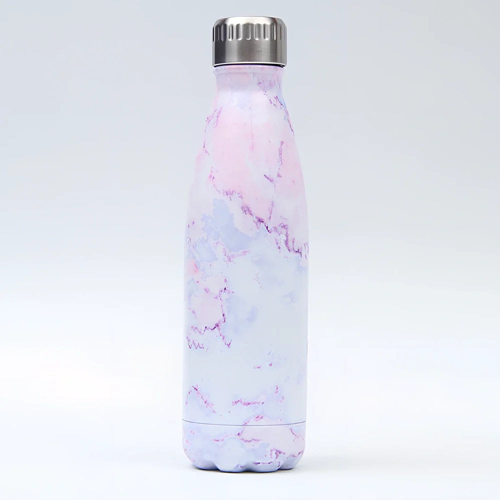 500ml stainless steel sports bottle in various colours with vacuum insulation and secure lid for gym use