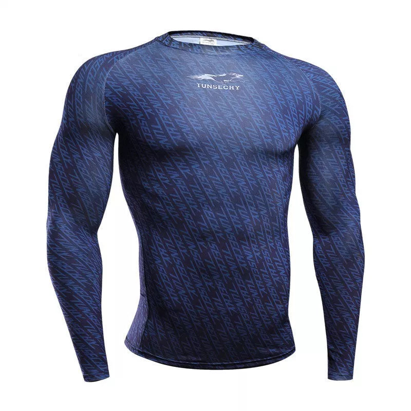 Men's quick-drying sports tights in various colors for high-performance workouts