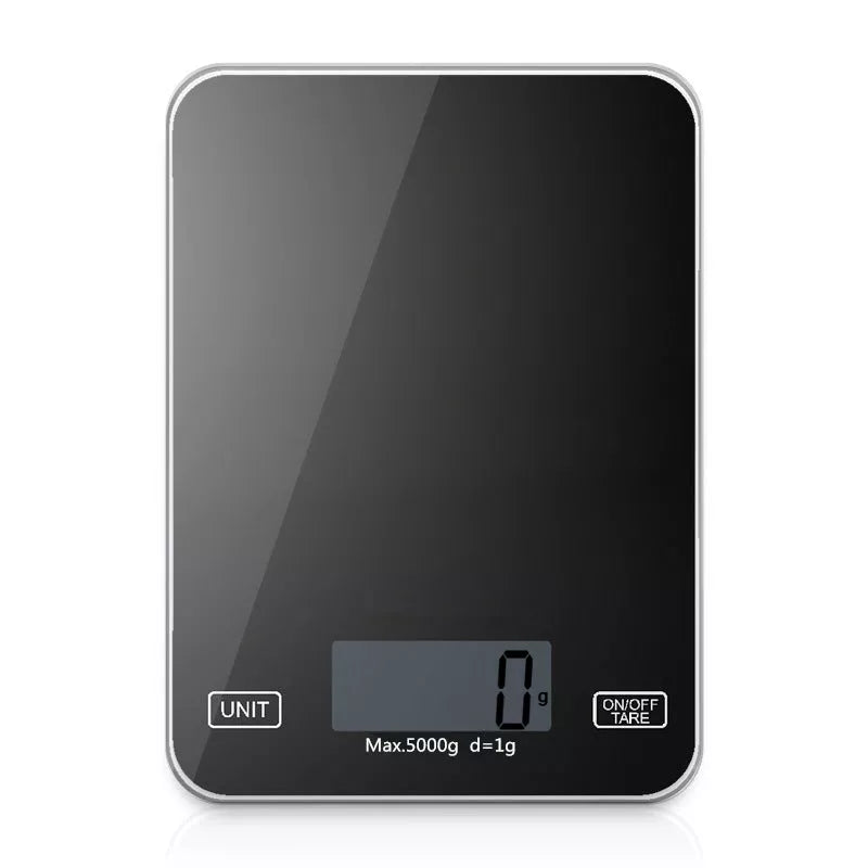 Mini glass platform baking scale with HD LCD display for precise measurements