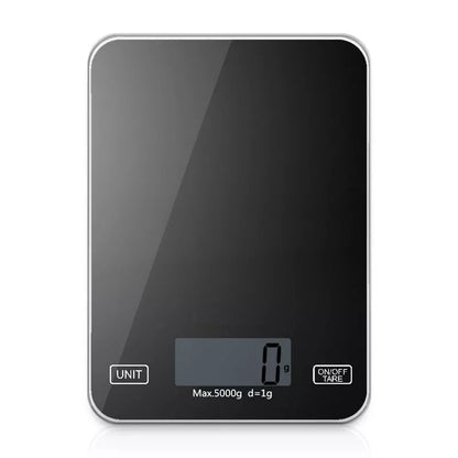 Mini glass platform baking scale with HD LCD display for precise measurements