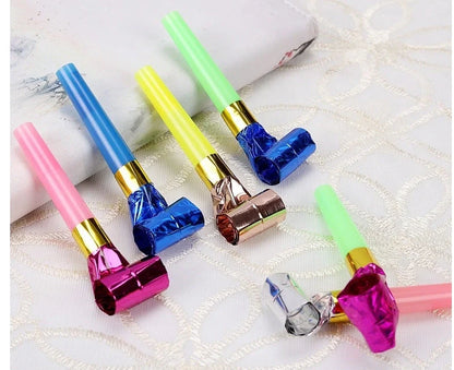 Dragon Blow Roll Toy for children, vibrant colors, lightweight plastic, 105x30mm