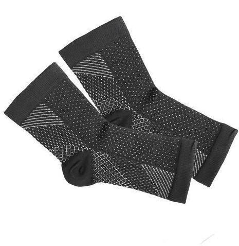 Premium nylon ankle support sports socks with progressive compression, breathable design, and unisex fit for fitness and outdoor activities