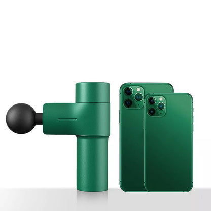 Portable USB rechargeable electric muscle relaxation massager in multiple colors