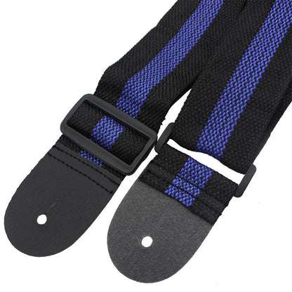 Adjustable woven crossbody strap for guitar bass ukulele in five colour options