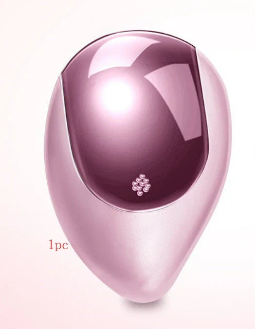 Portable vibrating hair massage comb with ionic technology for on-the-go hair rejuvenation and styling