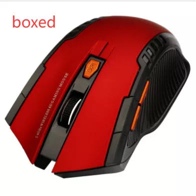 2.4G Wireless Optical Gaming Mouse with adjustable DPI settings in multiple colors