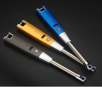 USB Charging Plasma Windproof Igniter in multiple colors for camping and outdoor use