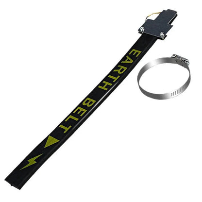 370mm black car electrostatic grounding chain with rubber housing and copper conductors for vehicle static control