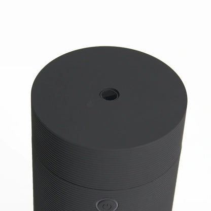 Wood grain ultrasonic aroma diffuser with 150ml water tank and USB connection for car and office use