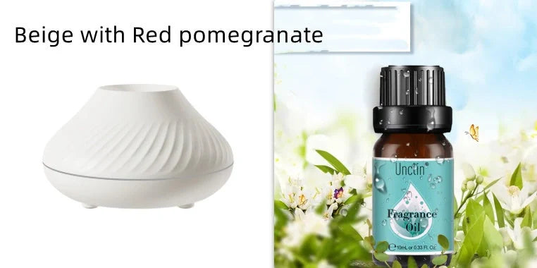 Volcanic Flame Aroma Diffuser with LED light and flame effect