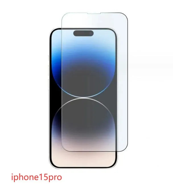 Tempered glass screen protector with 9H hardness and oleophobic coating for iPhone and Samsung phones