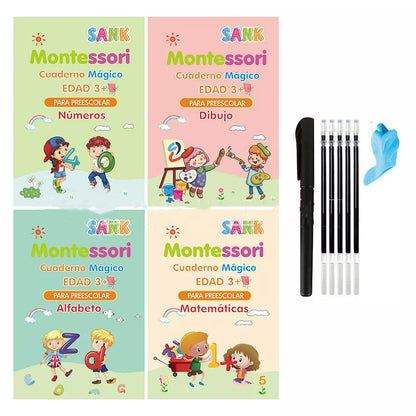 Magic Calligraphy Stickers Set for English Practice - 13x19cm