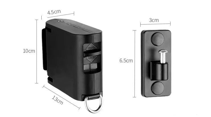 Telescopic balcony clothesline with white TPU rope and hanger holes for efficient drying