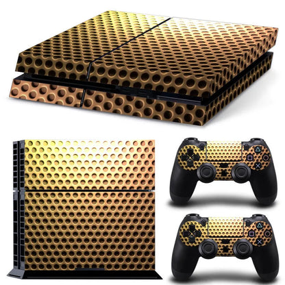 PS4 game console screen protector film on a white background showing its thin profile.