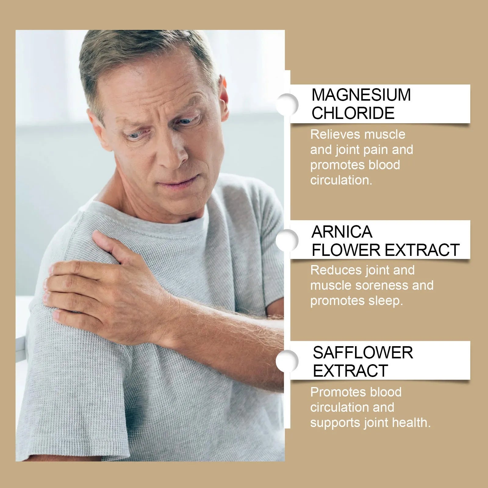 114g tube of magnesium cream for post-exercise body care and muscle recovery