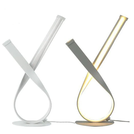 Creative remote control lamp with aluminium and iron construction, 12.5cm chassis, 45cm height, and three light modes