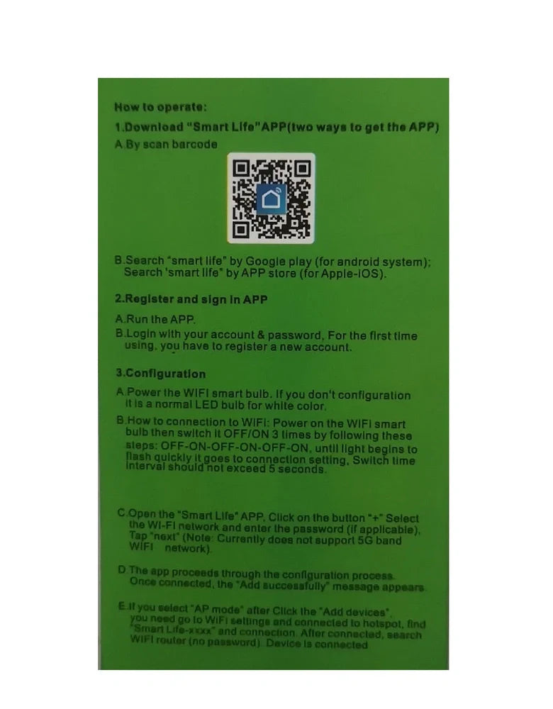 Round Bluetooth smart LED bulb with E27/B22 fittings, 60mm diameter, colour temperature adjustment 2700K-6500K