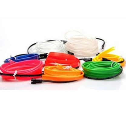 Flexible LED strip lights in various colors for neon party decor, bicycle, and dance lighting