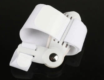Adjustable bunion corrector with foot valgus separator to realign big toe and relieve bunion pain