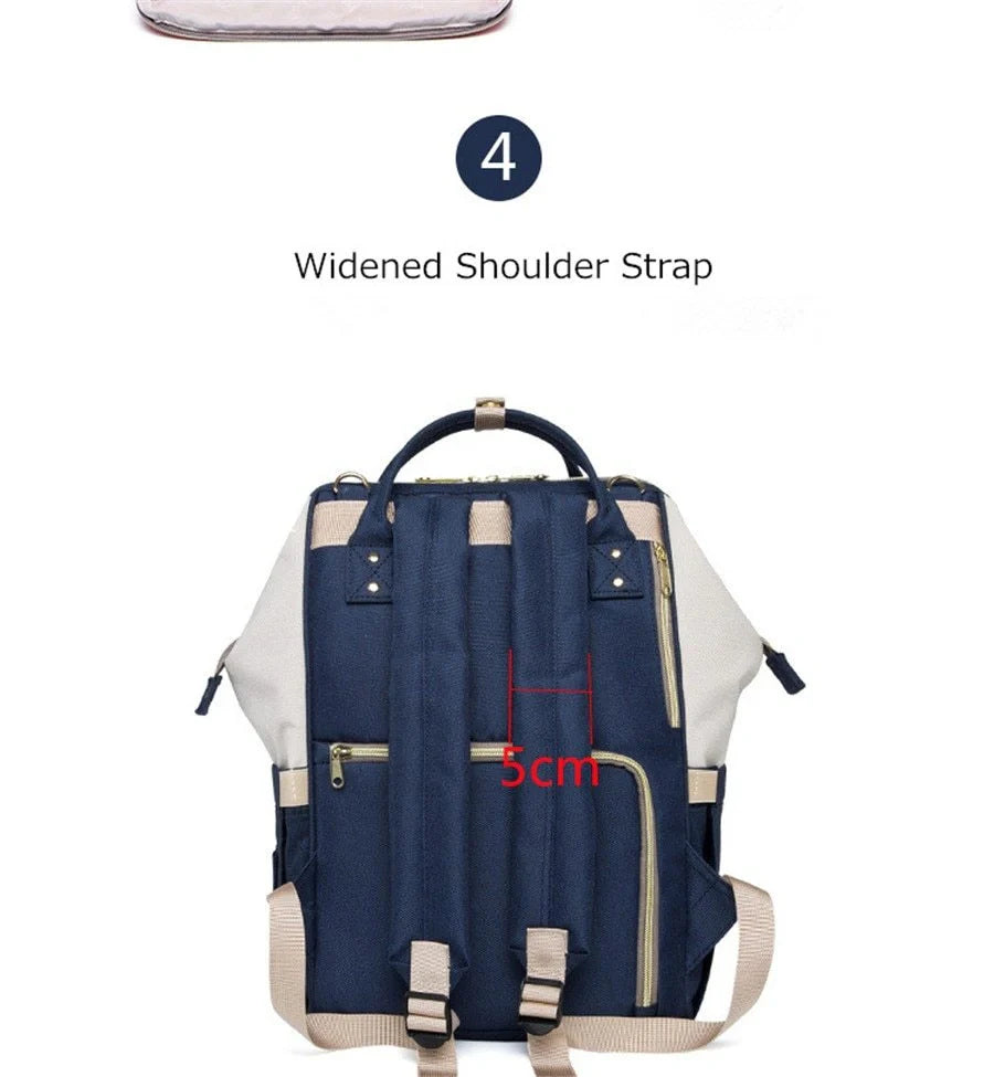 Stylish and spacious Mummy Backpack for moms, perfect for carrying baby essentials