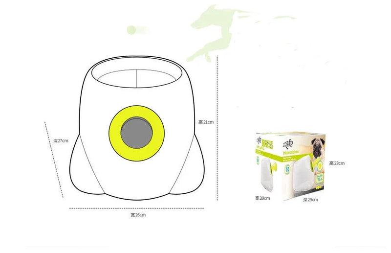 Hhomeenjoy Interactive Automatic Dog Ball Launcher - Keeps Your Pup Entertained for Hours!