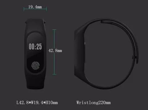 Motion intelligent hand ring in multiple colours with heart rate monitoring and waterproof design for step tracking