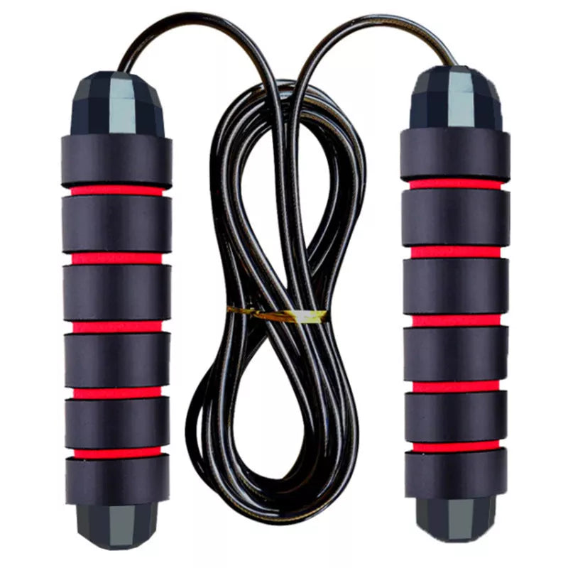 Student Sports Wire Skipping Rope in blue, black, red, and green colors