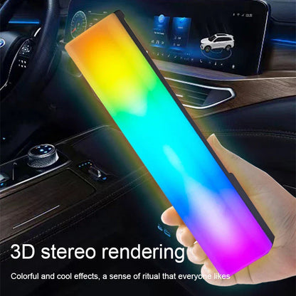 Vibrant RGB ambiance lamp with music-activated rhythm lighting for a dynamic, atmospheric effect in any living space