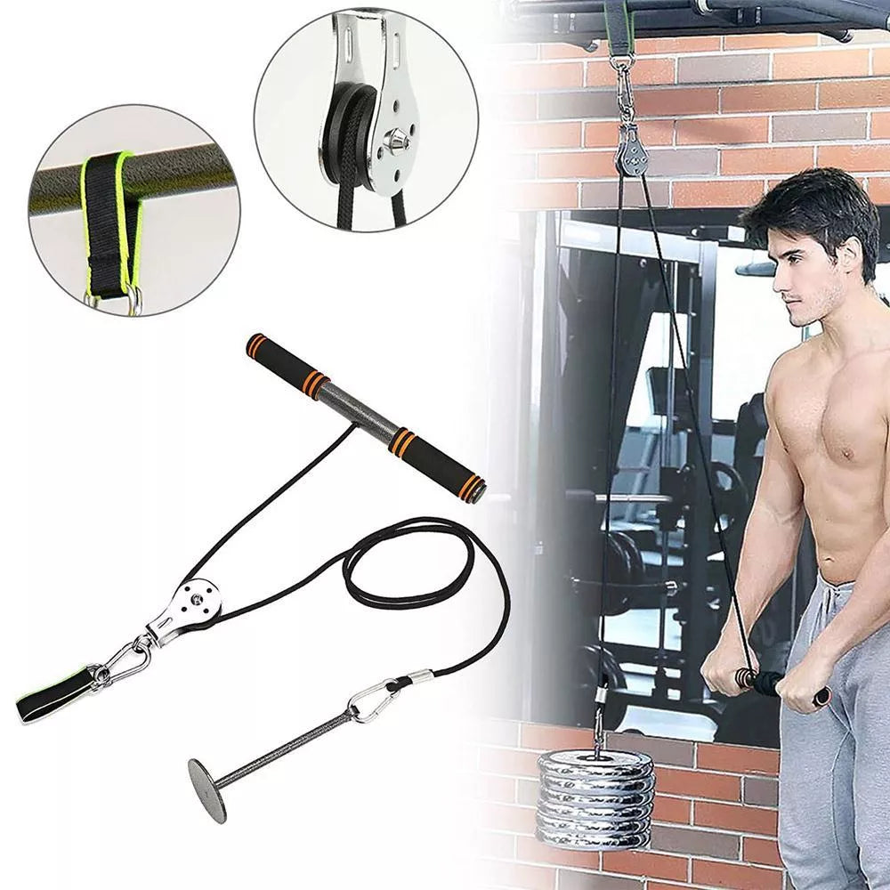 High Pull Jack Bar Tensioner Dumbbell for strength training with durable metal construction