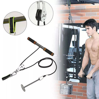 High Pull Jack Bar Tensioner Dumbbell for strength training with durable metal construction