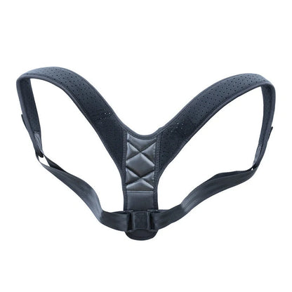 Kids wearing a black and blue posture corrector belt for clavicle and lower back support