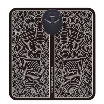 Portable EMS Foot Massager Pad with remote control for pain relief and improved circulation