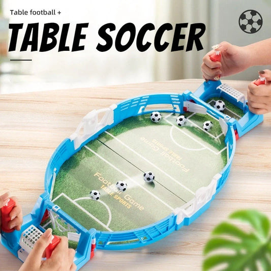Mini football board game kit for kids, portable tabletop soccer toy