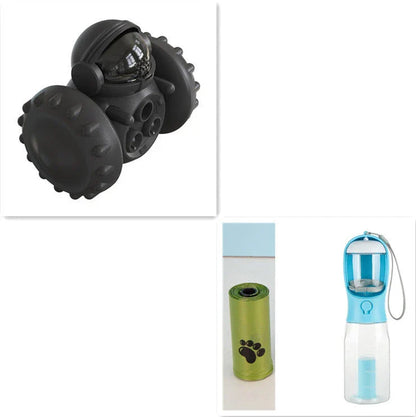 Innovative pet feeding toy with rolling balance system, keeps dogs and cats engaged and entertained