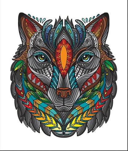 Colorful animal-shaped wooden jigsaw puzzles for kids, educational and fun
