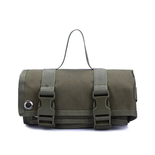 Non-slip tactical training mat for outdoor shooting and camping, available in black, khaki, green, and camouflage.