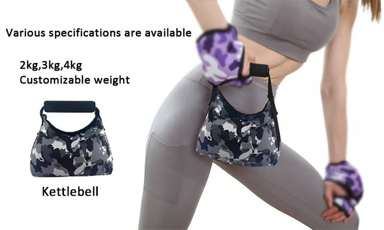 Adjustable weight training suit in camouflage colors for full body fitness