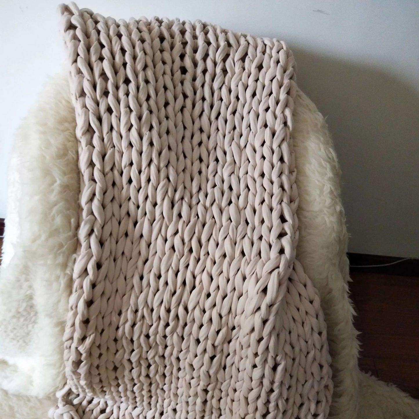 Hand-woven Gravity Weighted Blanket in solid colors for improved sleep and relaxation