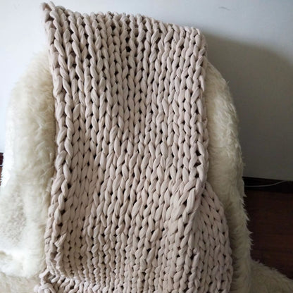 Hand-woven Gravity Weighted Blanket in solid colors for improved sleep and relaxation