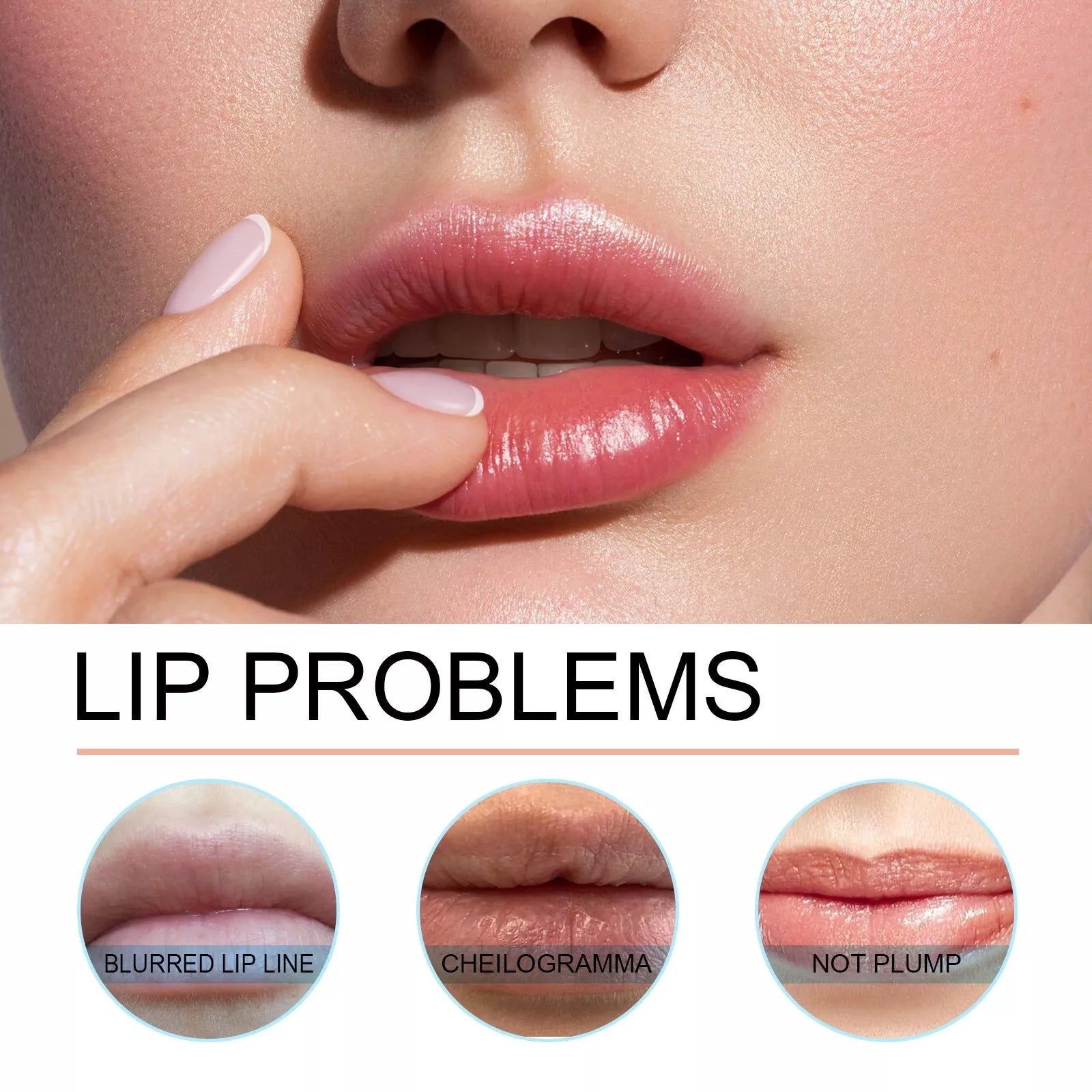 Dark brown waterproof lip liner pen with precision tip for long-lasting lip definition