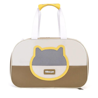 Outdoor portable foldable cat school backpack in Oxford cloth with 15 jin capacity