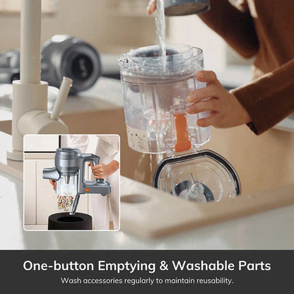 Trendha Cordless Handheld Vacuum Cleaner with powerful suction, long-lasting battery, and versatile cleaning capabilities