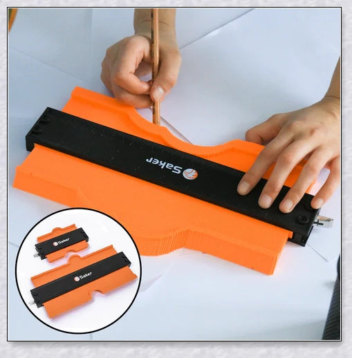 Saker Contour Duplication Gauge with Lock - Precision tool for effortless shape replication in DIY and professional projects