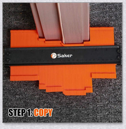 Saker Contour Duplication Gauge with Lock - Precision tool for effortless shape replication in DIY and professional projects