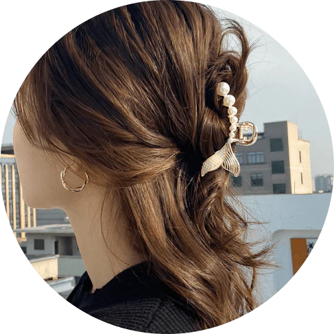 Hhomeenjoy  Mermaid Tail Hair Clips