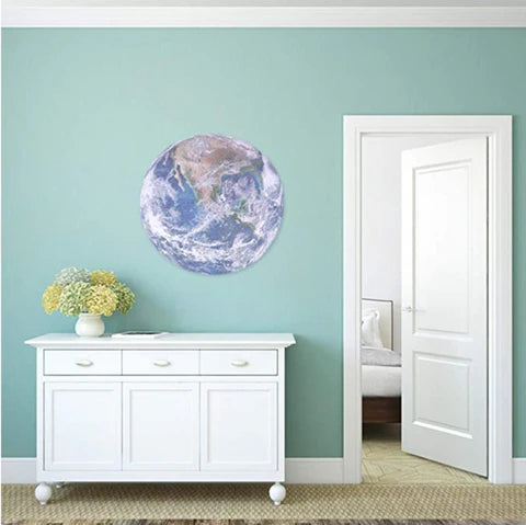 Hhomeenjoy 1000 Piece Round Earth Jigsaw Puzzle