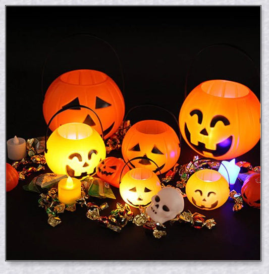 Enchanting Tumpkin Pumpkin Lanterns casting a spooky glow for Halloween décor