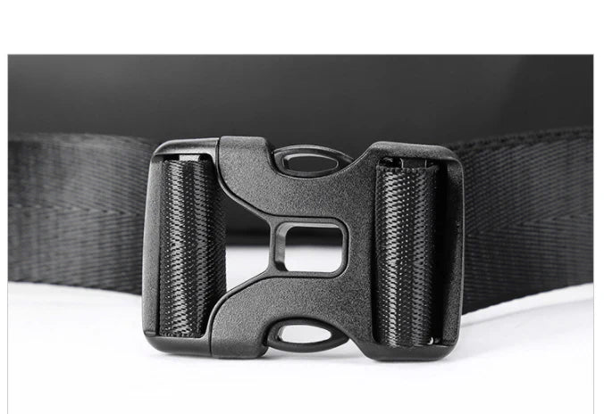 Functional Cross-body Men's Work Clothes One-shoulder Backpack in black color with multiple pockets and water-resistant design